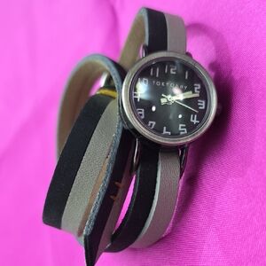 TOKYObay Black and Tan Women's Watch
